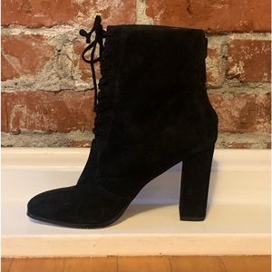 Saks 5th Ave Suede Bootie Size 8M